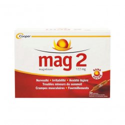 Маг 2, Mag 2, Магний 122мг ампулы для питья б/сахара №30 в Туле и области фото